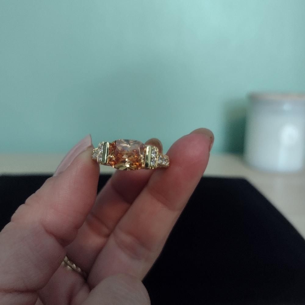 NWOT SS 925 Citrine Ring! 💍 - Picture 8 of 13